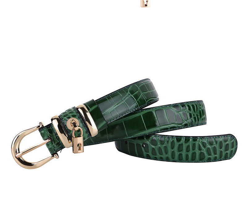 Krokodilschwanz style gürtel