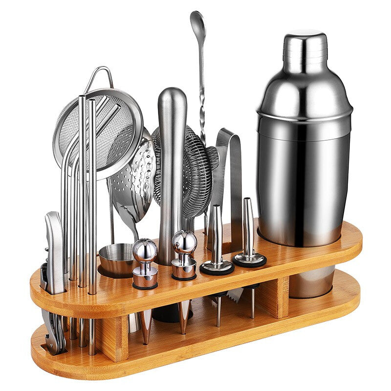Cocktail-Shaker-Set aus Edelstahl