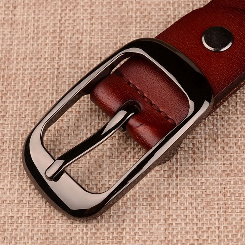 Klassischer Ledergürtel für Damen